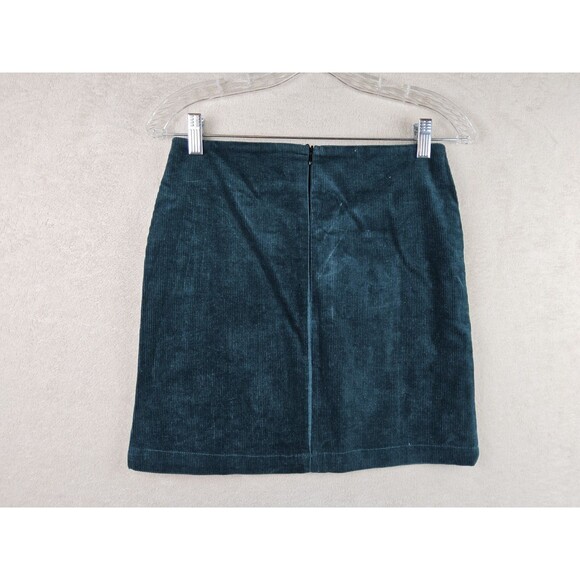 Simplee Apparel Black Mini Skirt with Colorful Embroidery - Picture 3 of 3